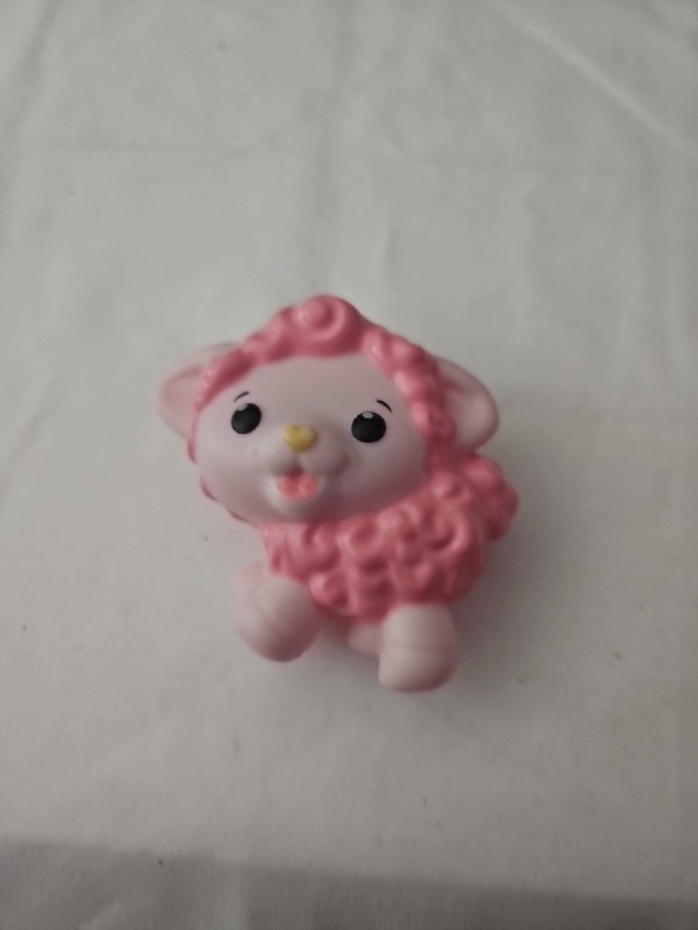 Luvabella Doll Lamb Replacement Pink Sheep Lamb Toy  2.5" Tall Great Condition